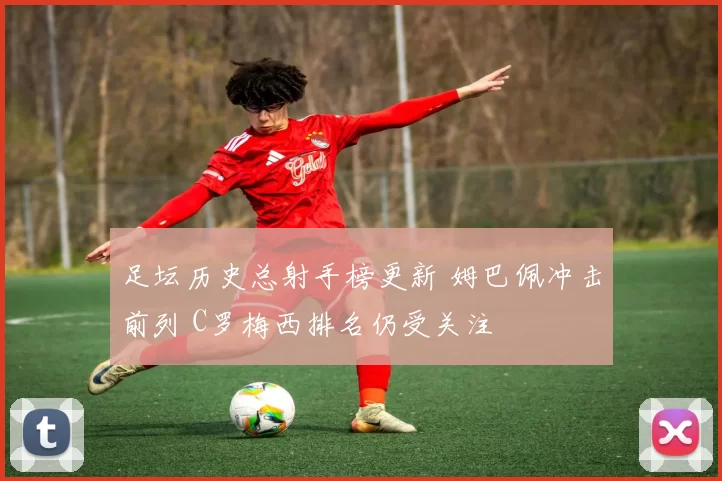 足坛历史总射手榜更新 姆巴佩冲击前列 C罗梅西排名仍受关注